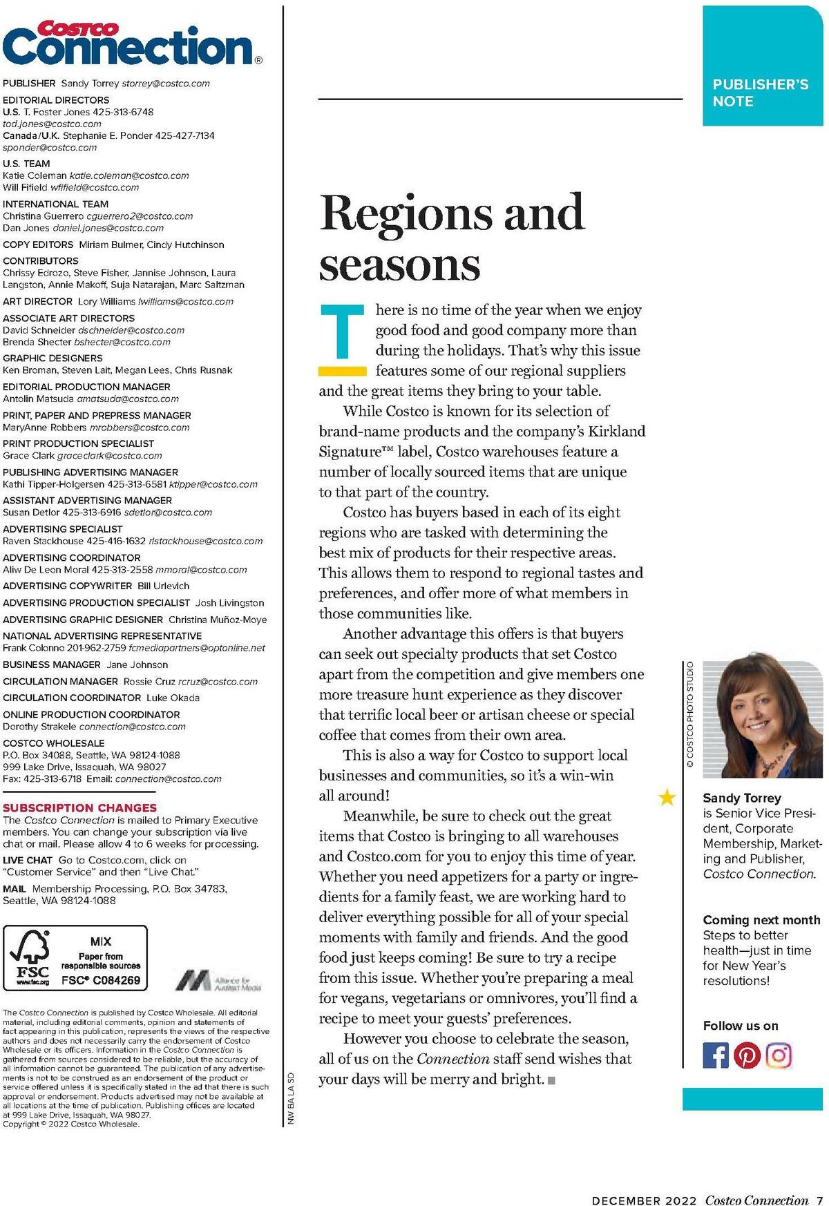 Costco Connection December Weekly Ad from December 1