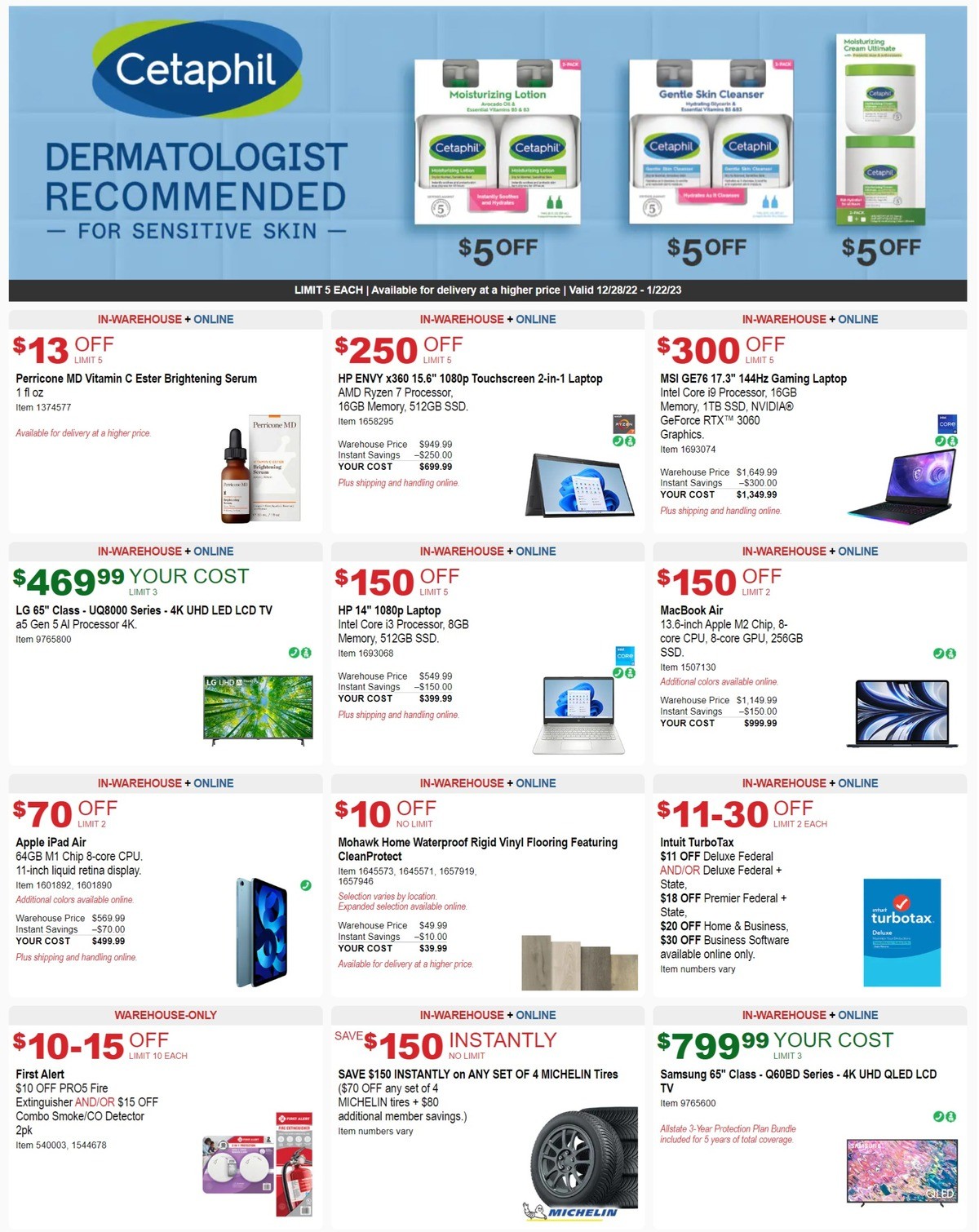 Costco Weekly Ad from December 28