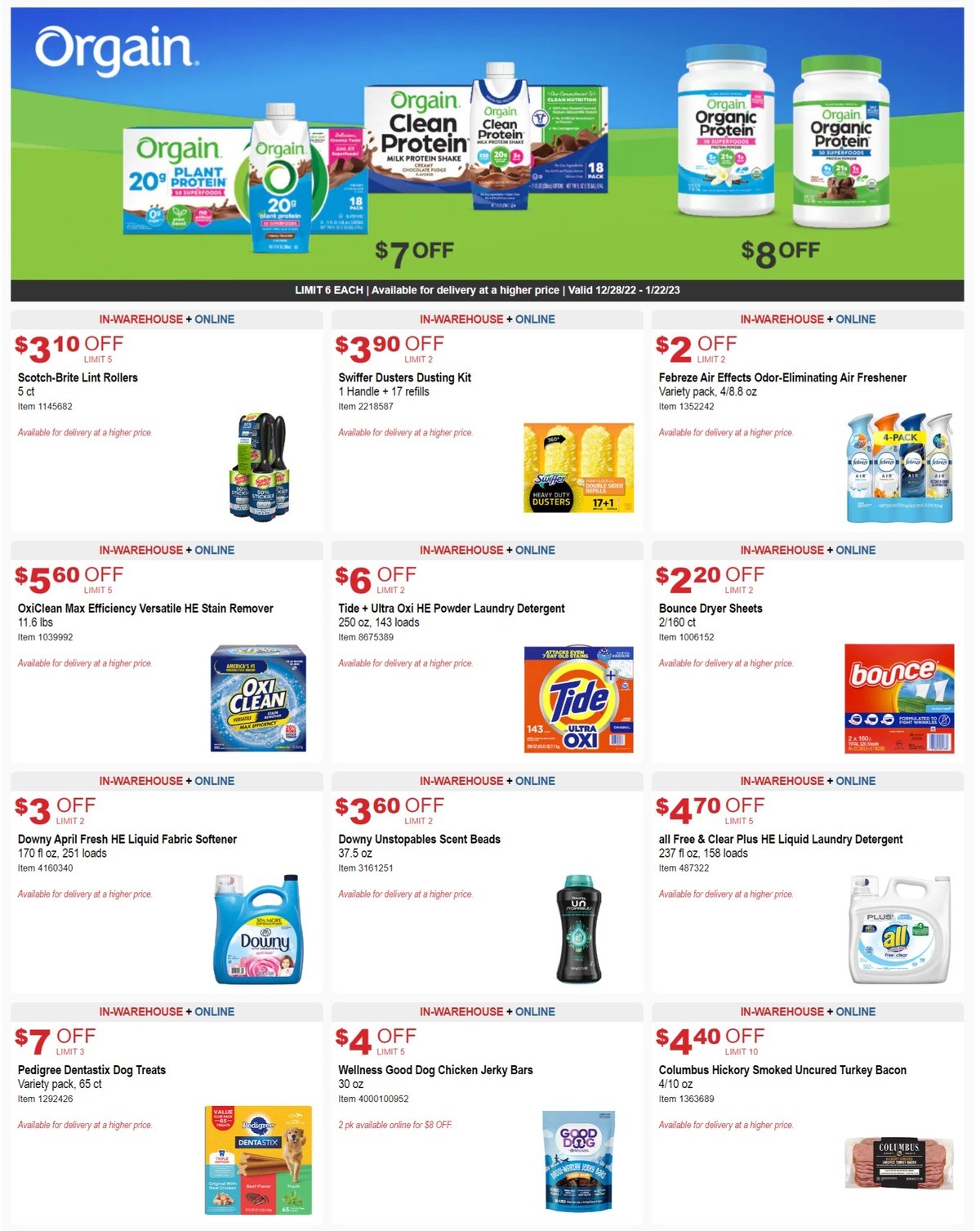 Costco Weekly Ad from December 28