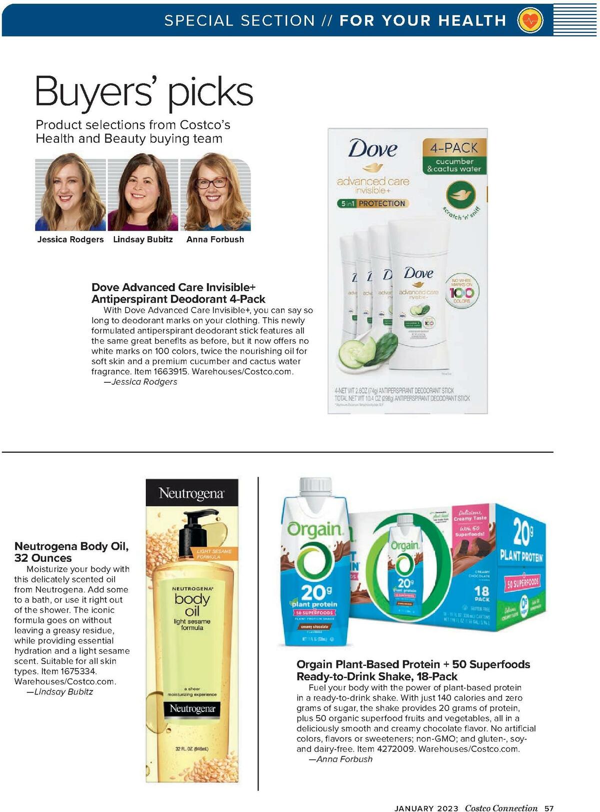 Costco Connection January Weekly Ad from January 1