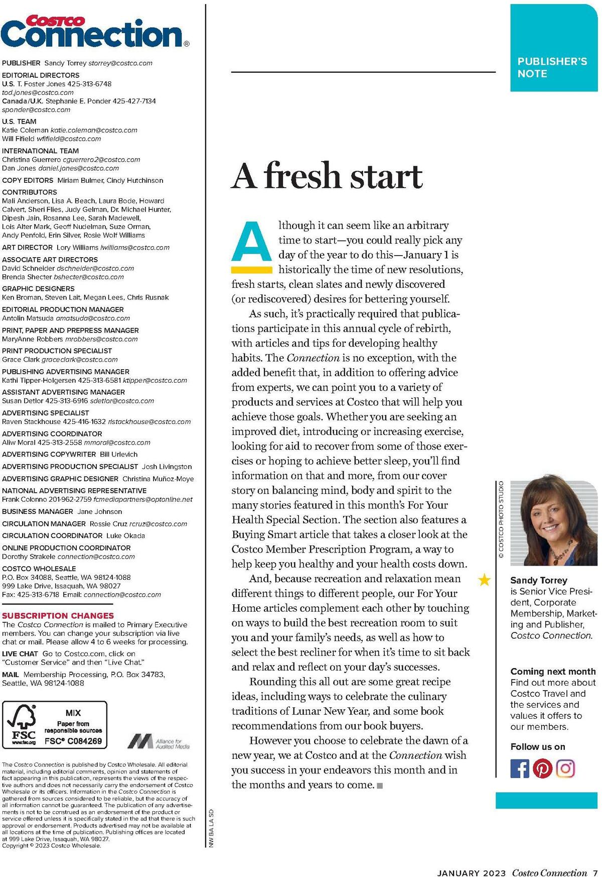 Costco Connection January Weekly Ad from January 1