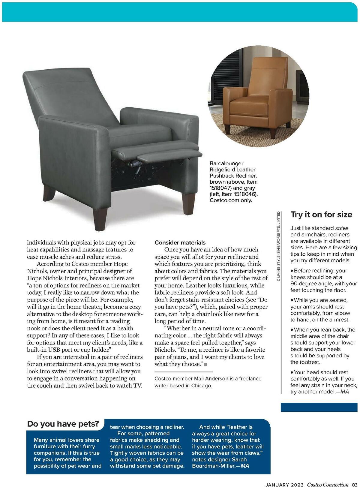 Costco Connection January Weekly Ad from January 1