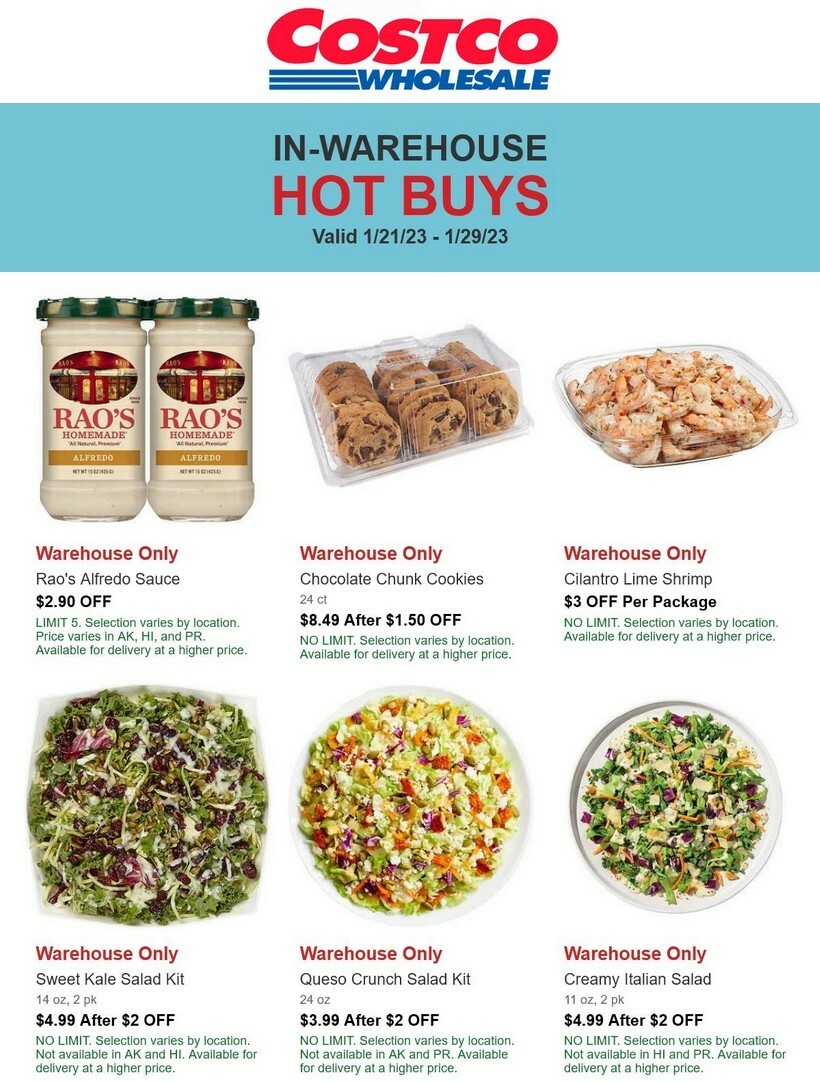 Costco Hot Buys Weekly Ad from January 21