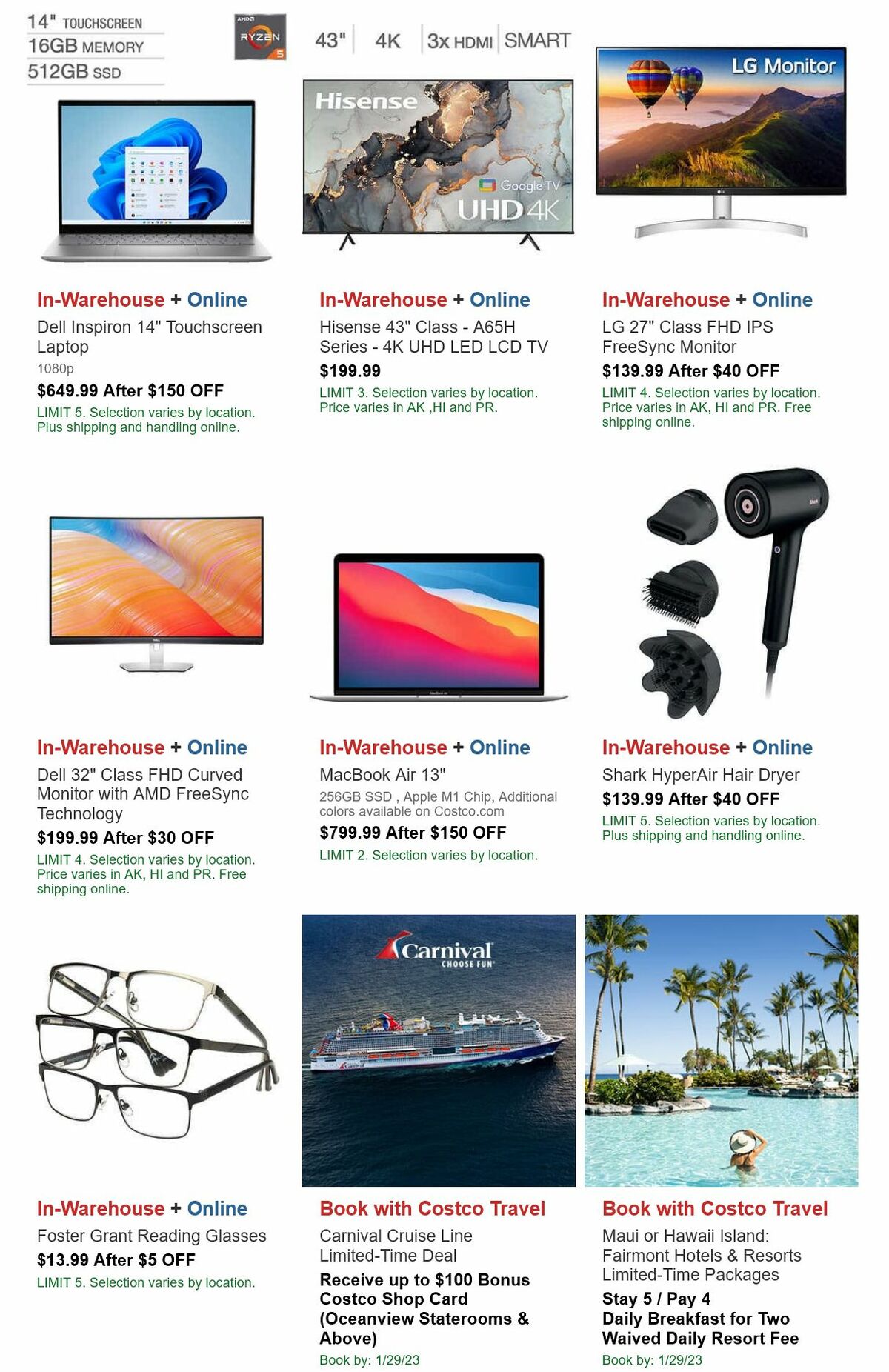 Costco Hot Buys Weekly Ad from January 21