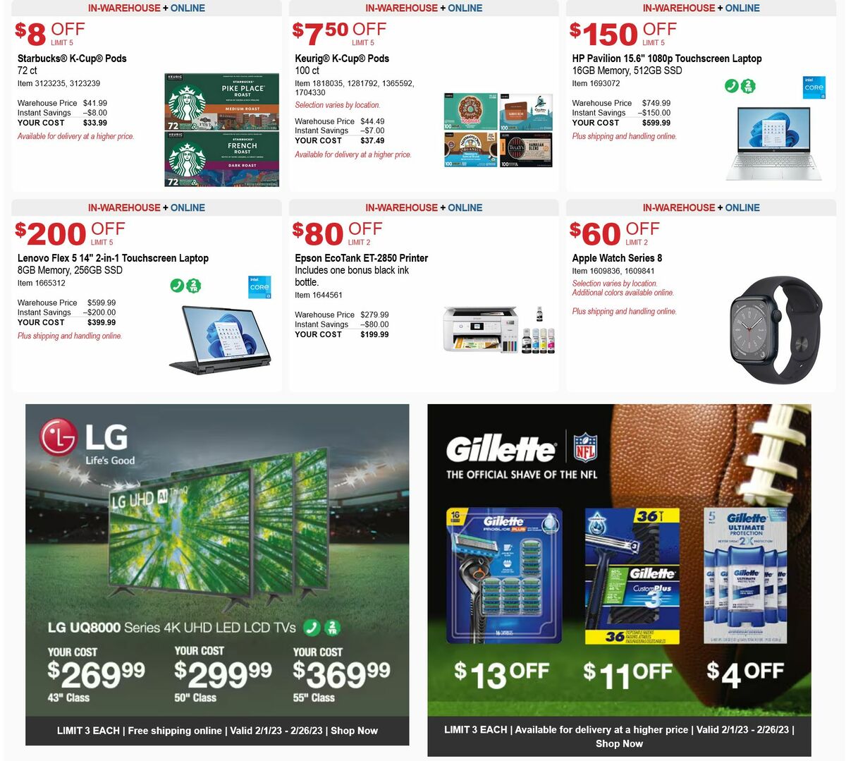 Costco Weekly Ad from February 1