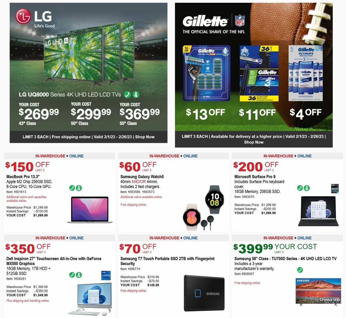 Costco Weekly Ad from February 1