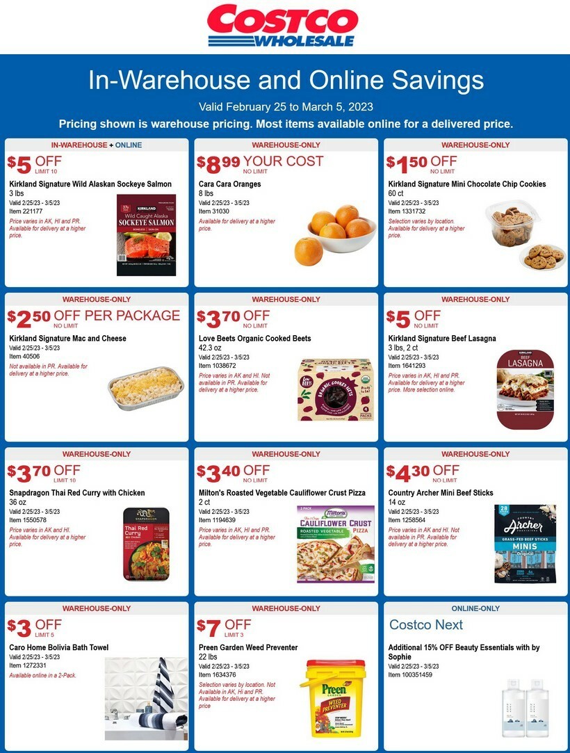 Costco Hot Buys Weekly Ad from February 25