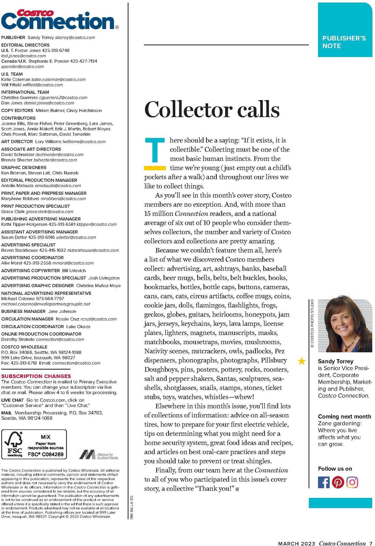 Costco Connection March Weekly Ad from March 1