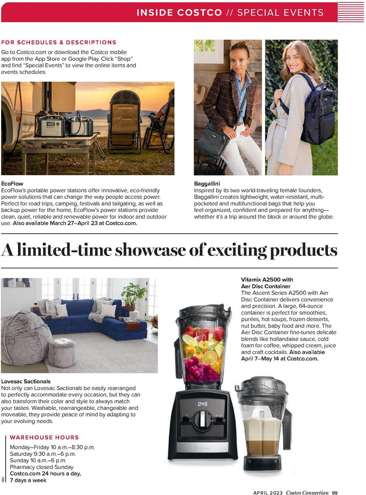 Costco Connection April Weekly Ad from April 1