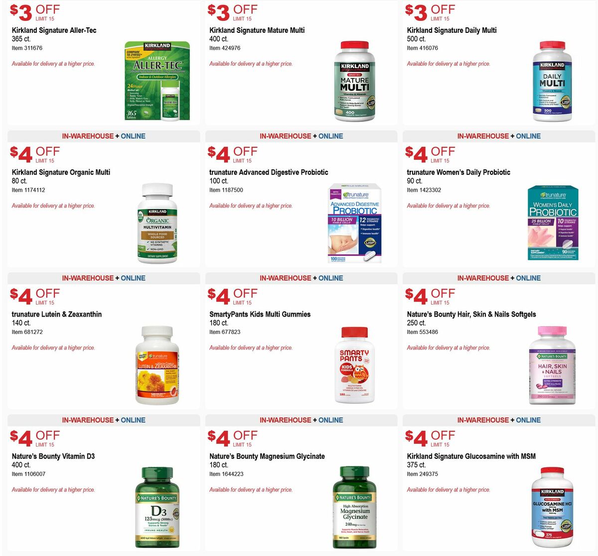 Costco Weekly Ad from April 12