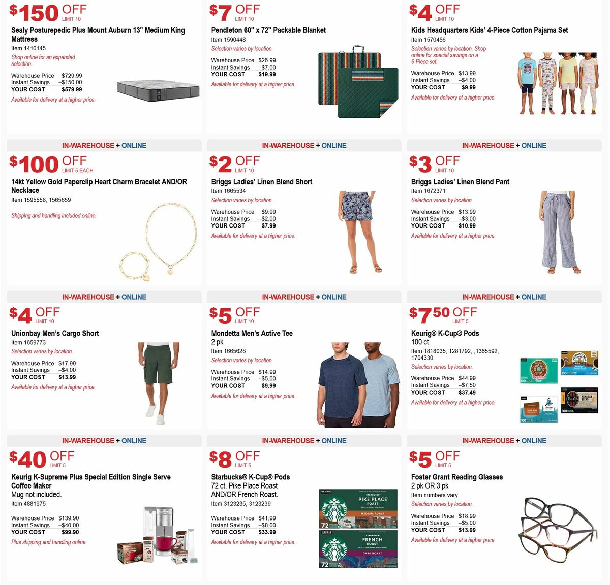 Costco Weekly Ad from April 12