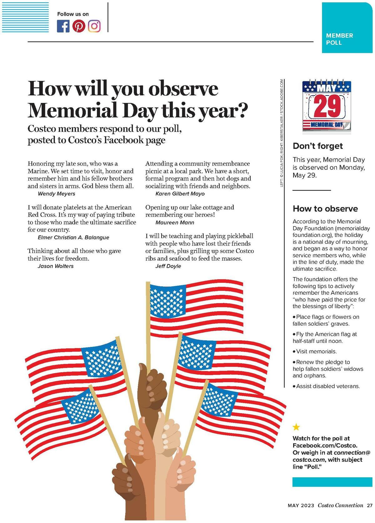 Costco Connection May Weekly Ad from May 1