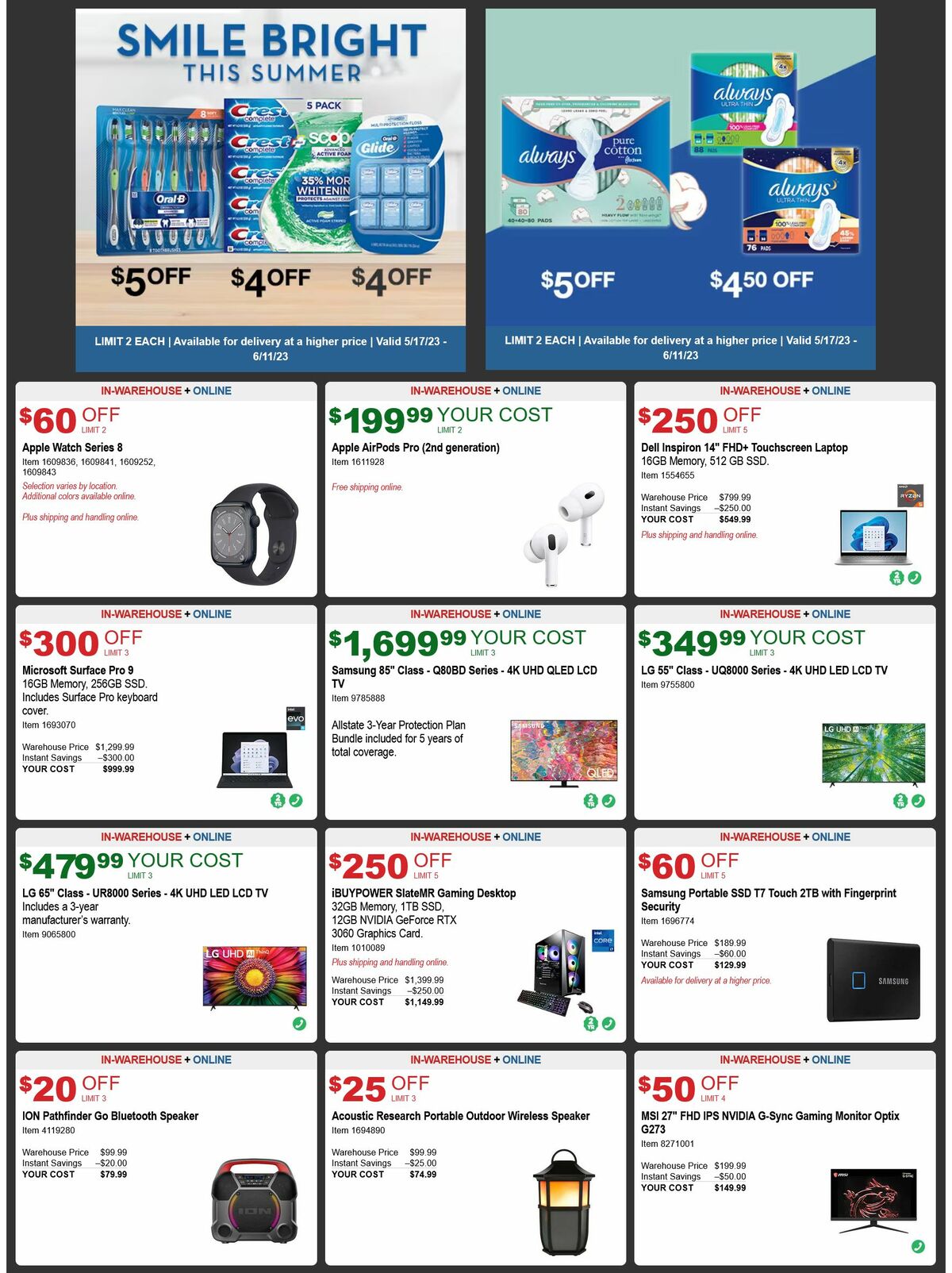 Costco Weekly Ad from May 17