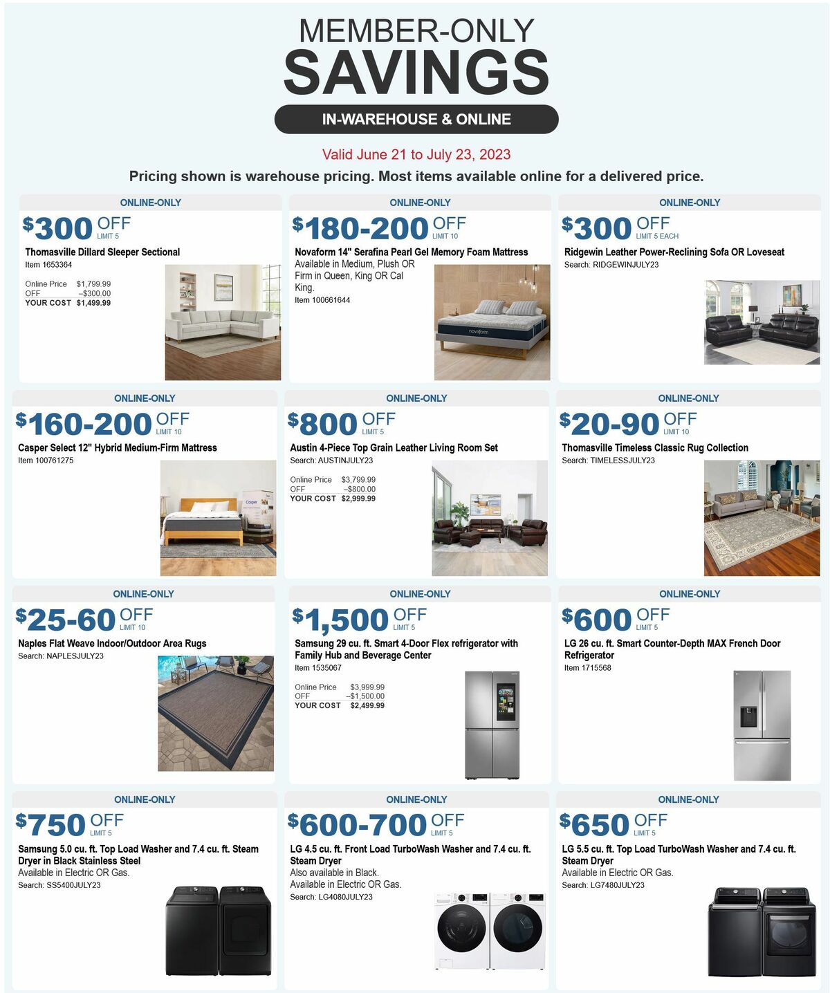 Costco Weekly Ad from June 21