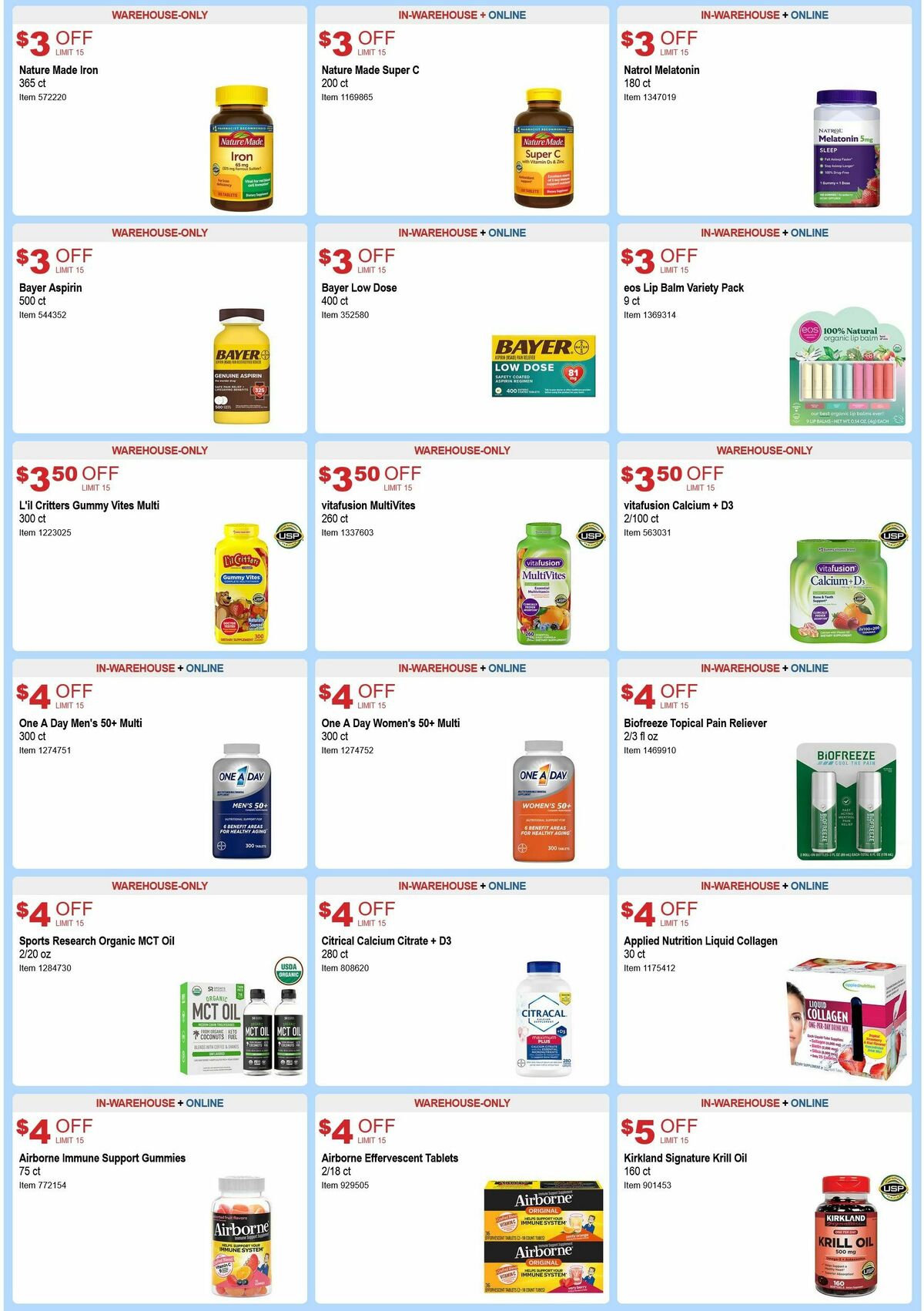 Costco Weekly Ad from August 2