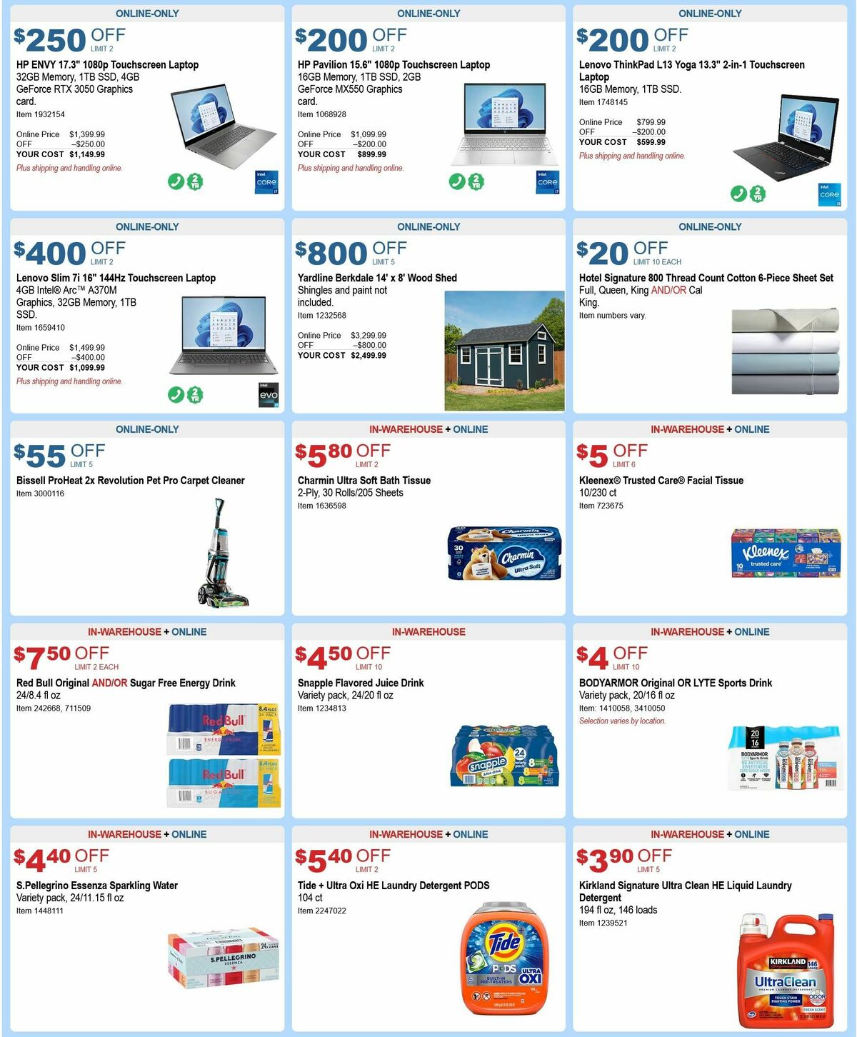 Costco Weekly Ad from August 2