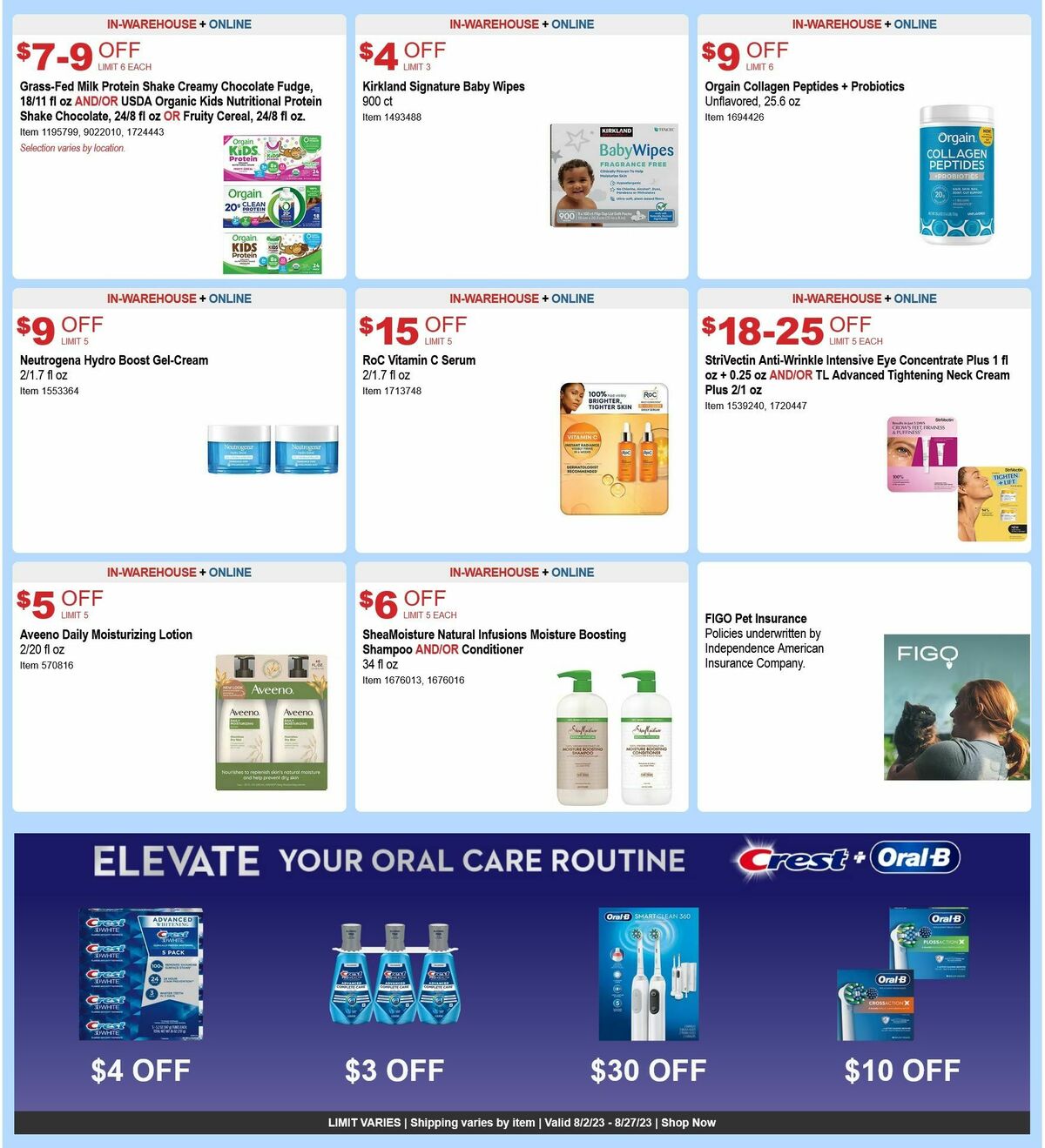 Costco Weekly Ad from August 2