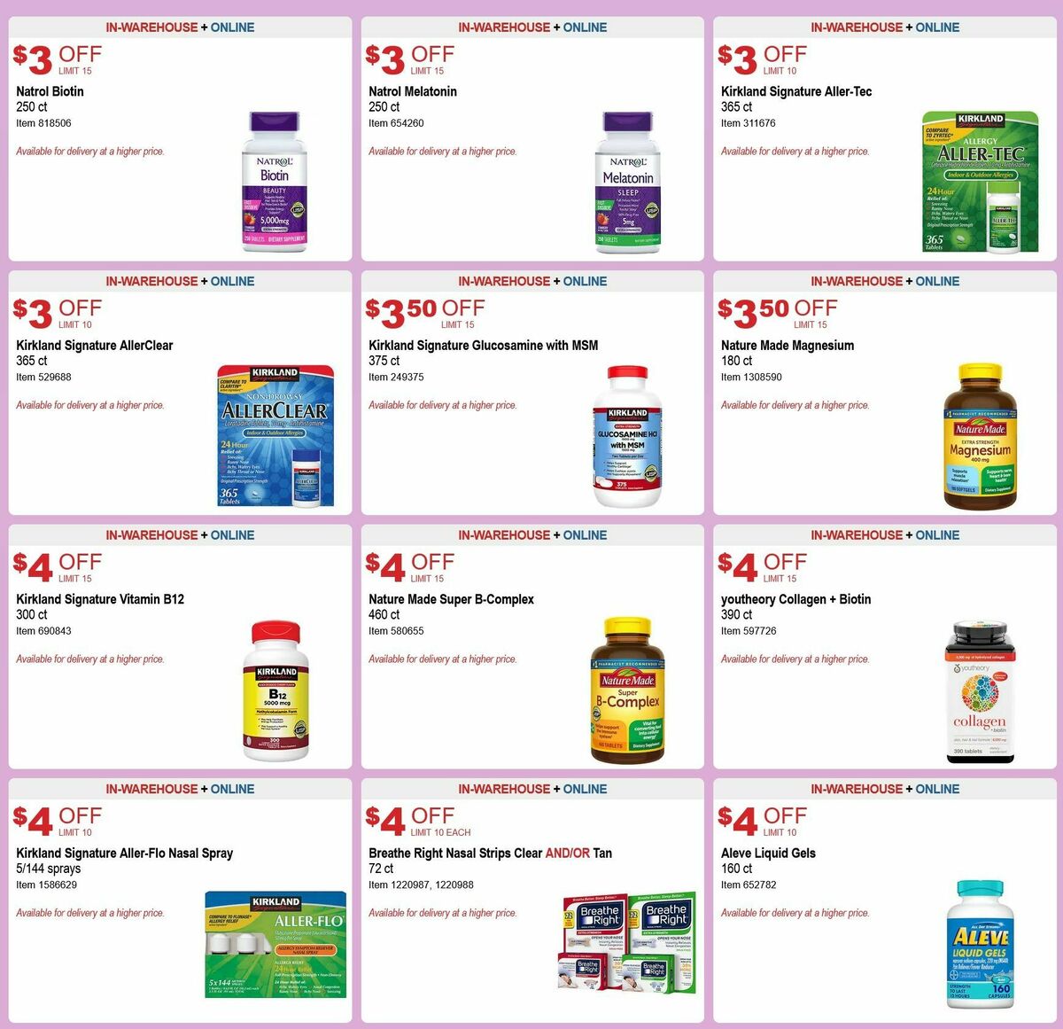 Costco Weekly Ad from August 30