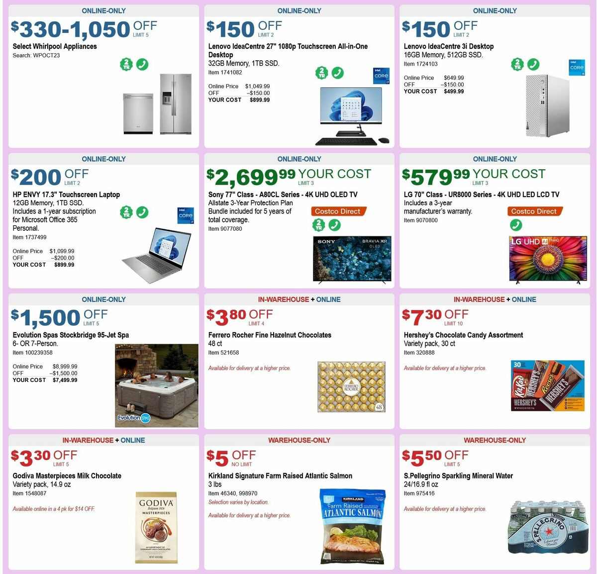 Costco Weekly Ad from September 27