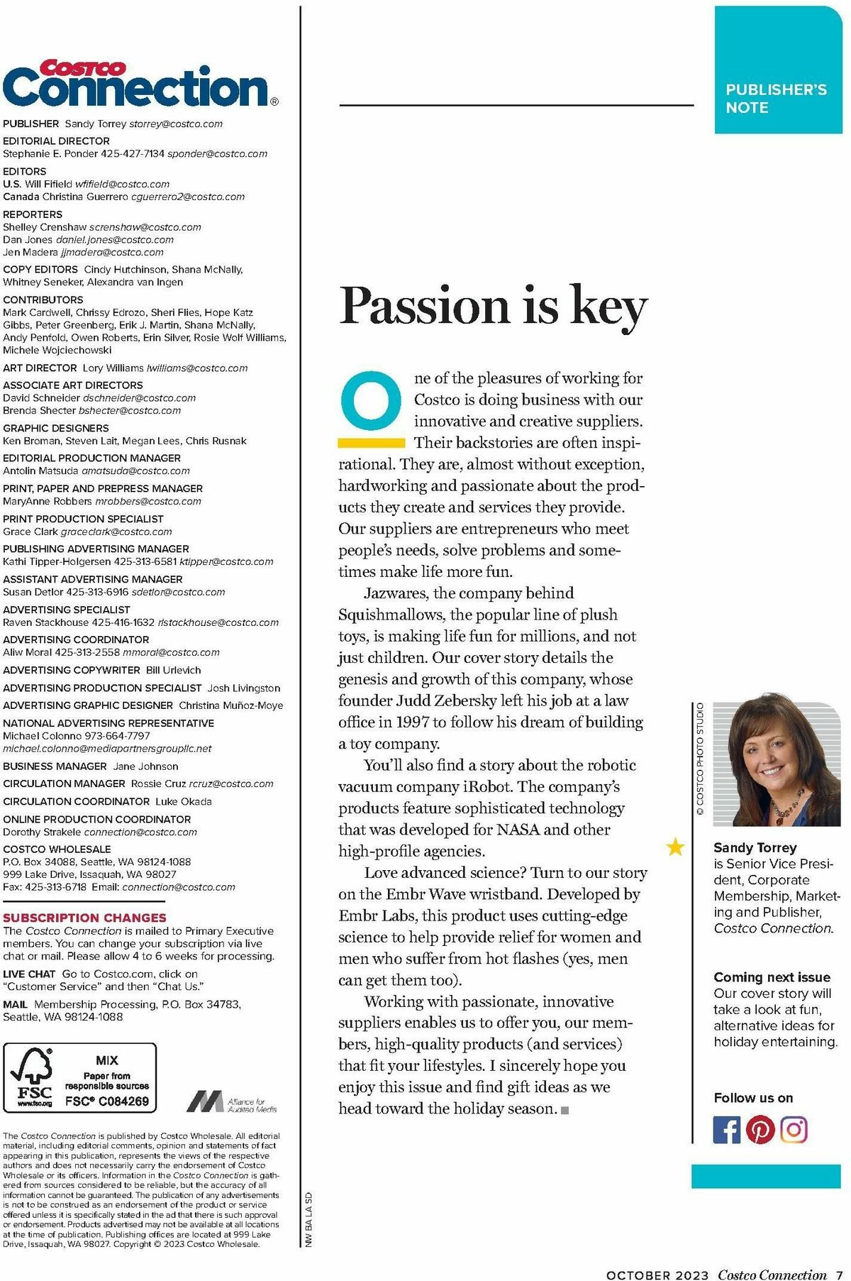 Costco Connection October Weekly Ad from October 1