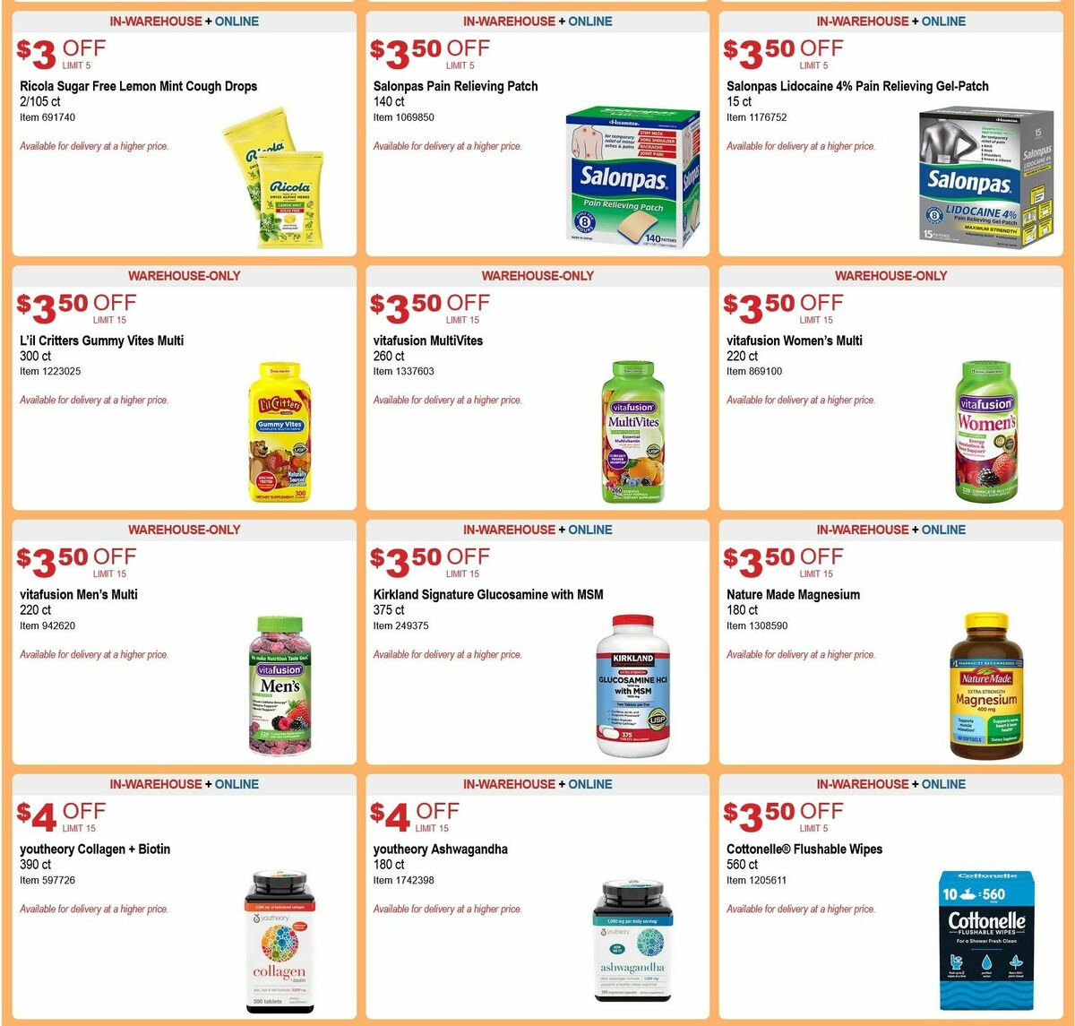 Costco Weekly Ad from October 25