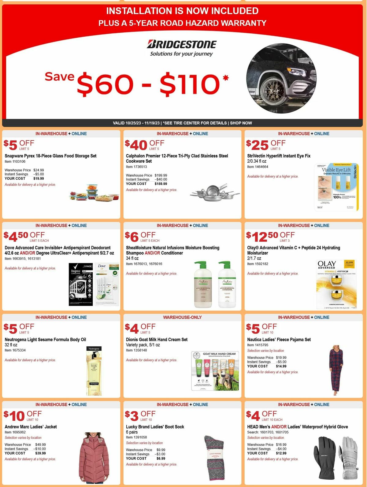 Costco Weekly Ad from October 25