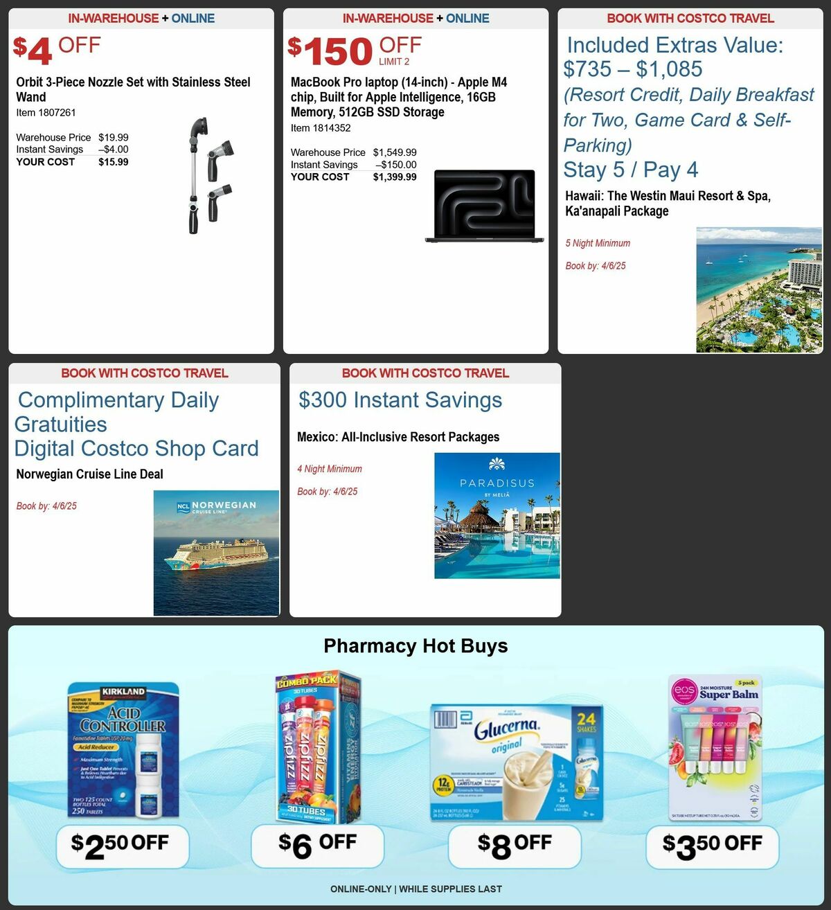 Costco Hot Buys Weekly Ad from March 29