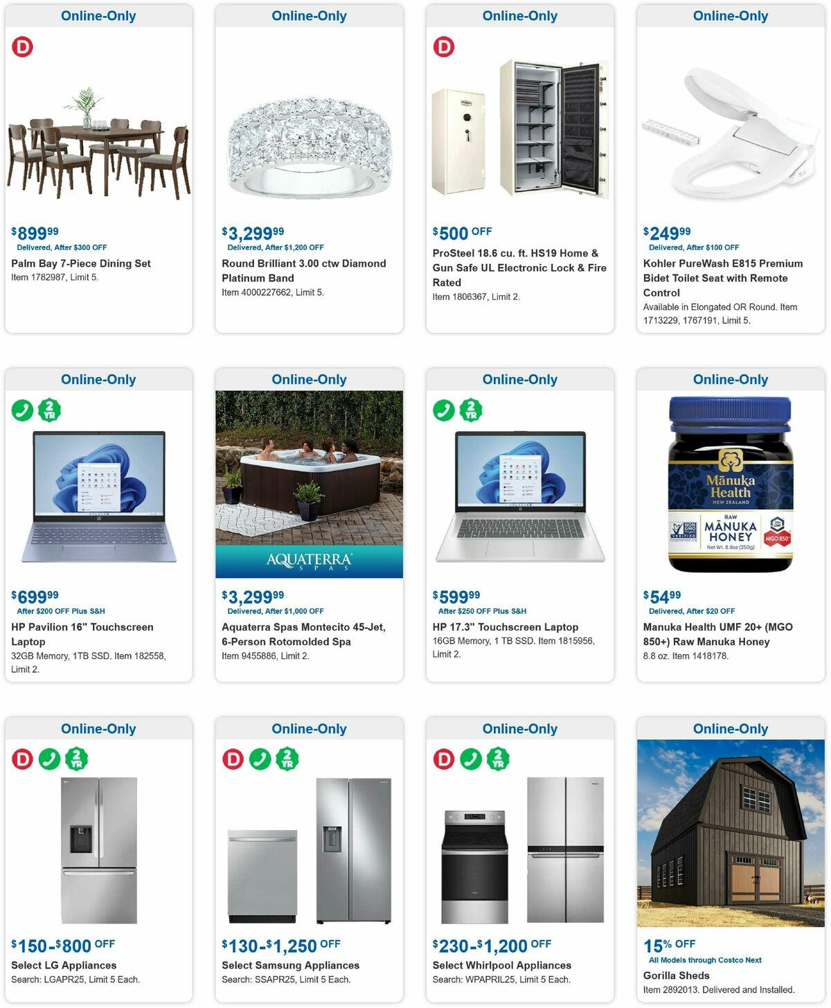 Costco Weekly Ad from April 9