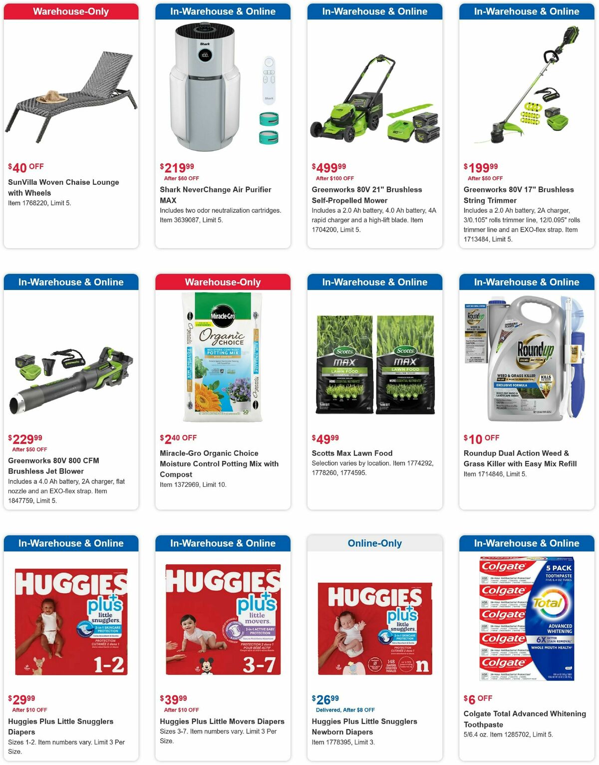 Costco Weekly Ad from April 9