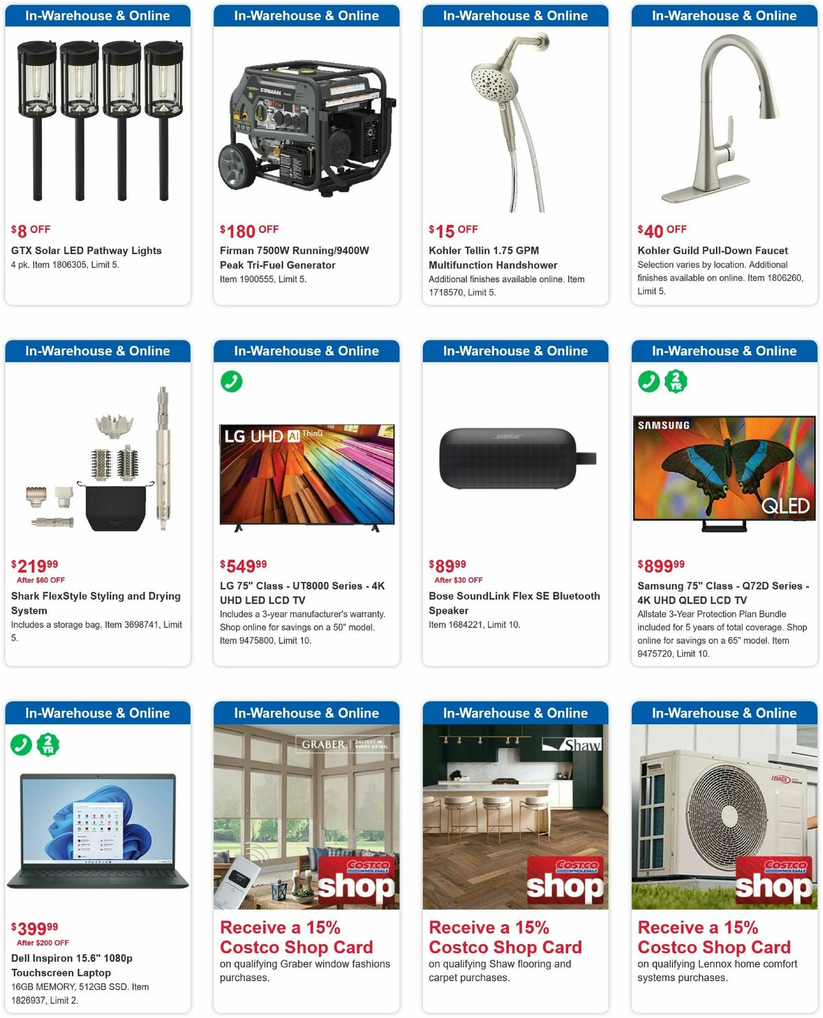 Costco Weekly Ad from April 9