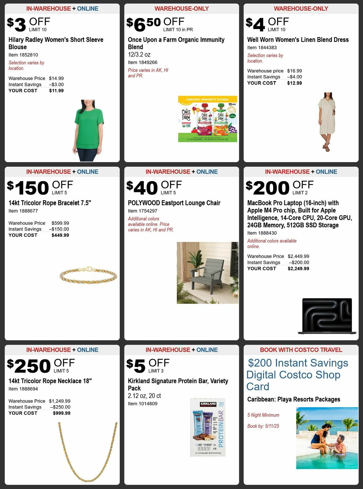 Costco Hot Buys Weekly Ad from May 4