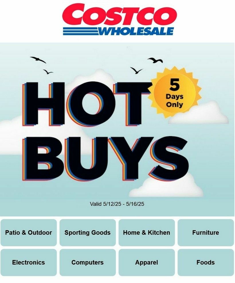 Costco Weekly Ad from May 12
