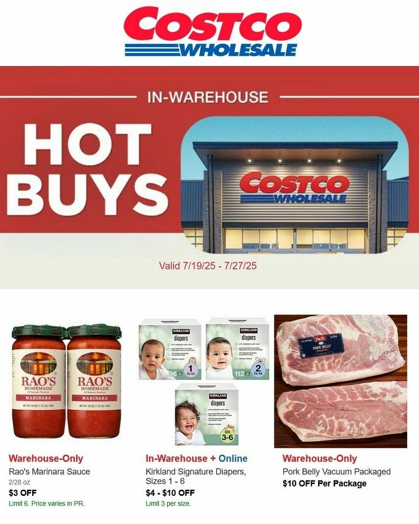 Costco Hot Buys Weekly Ad from July 19