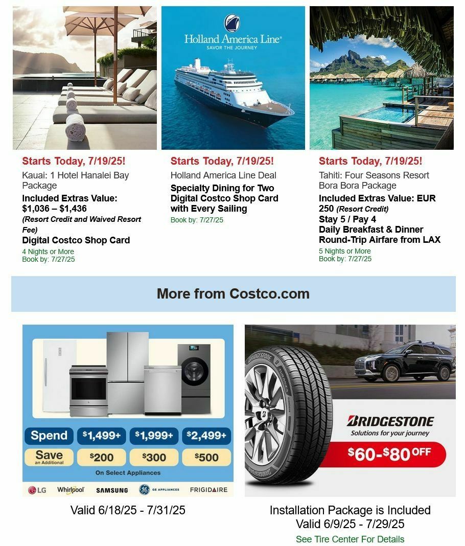 Costco Hot Buys Weekly Ad from July 19