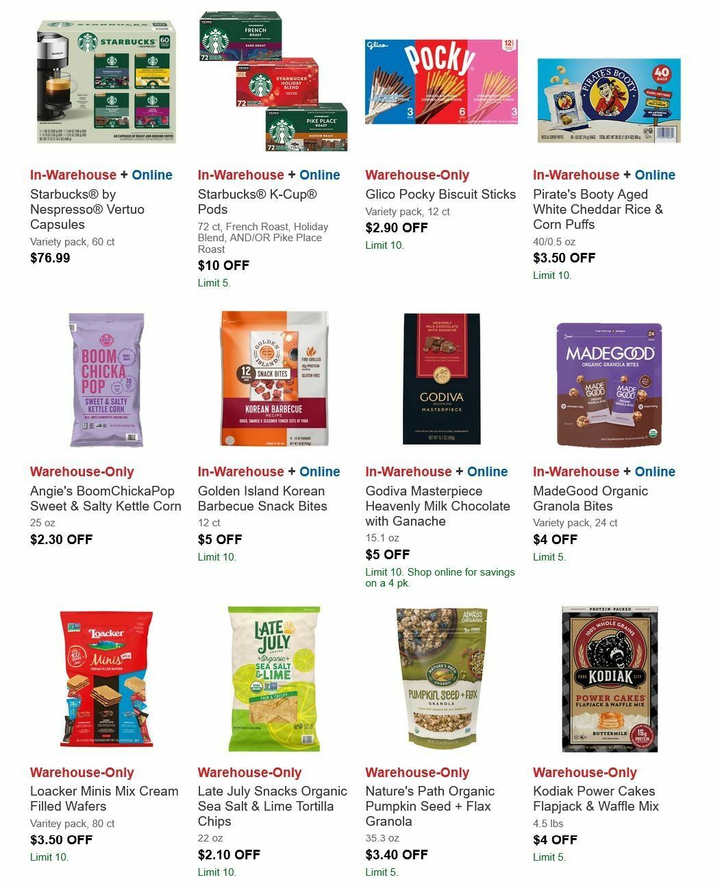 Costco Weekly Ad from August 25