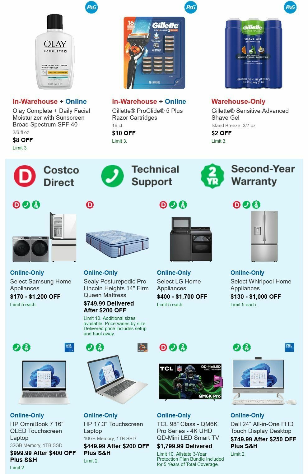 Costco Weekly Ad from August 25