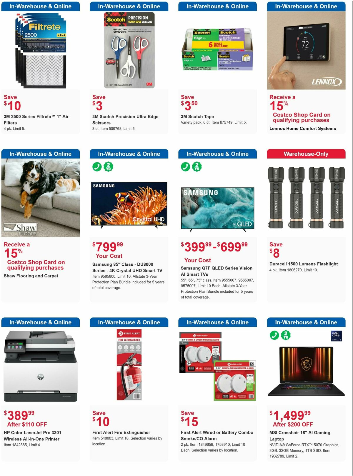 Costco Weekly Ad from September 22