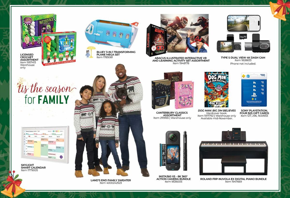 Costco Christmas Gift Guide Weekly Ad from November 24