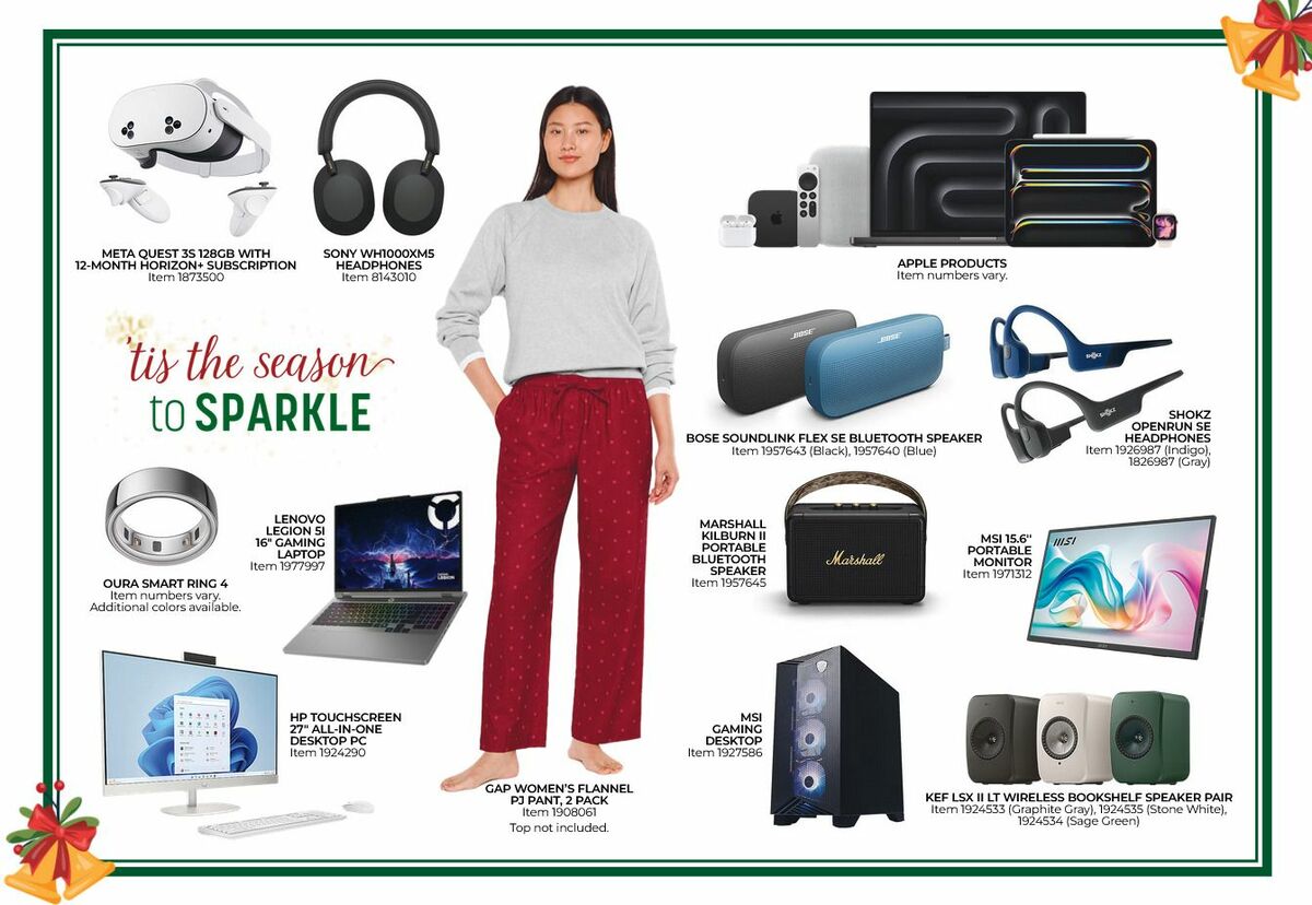 Costco Christmas Gift Guide Weekly Ad from November 24