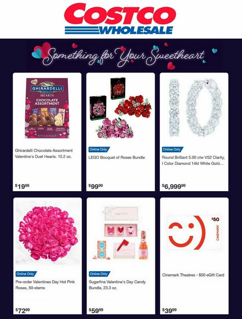 Costco Valentine's Day Weekly Ad from January 21