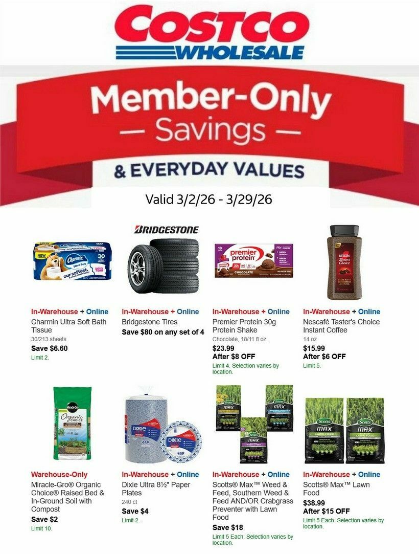 Costco Weekly Ad from March 2