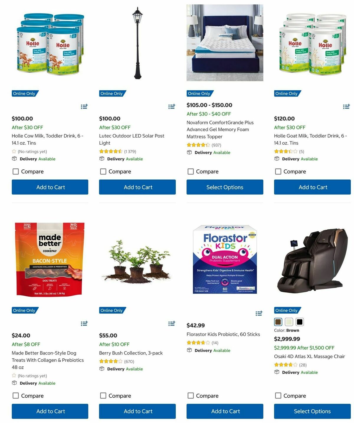 Costco April Online Savings Weekly Ad from April 1