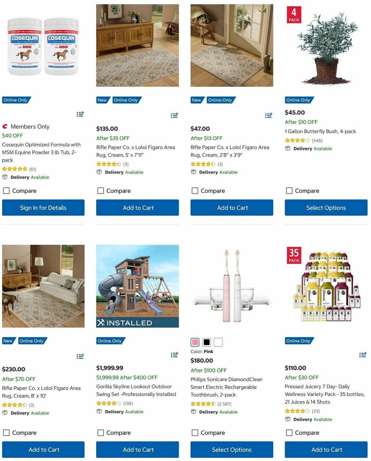 Costco April Online Savings Weekly Ad from April 1