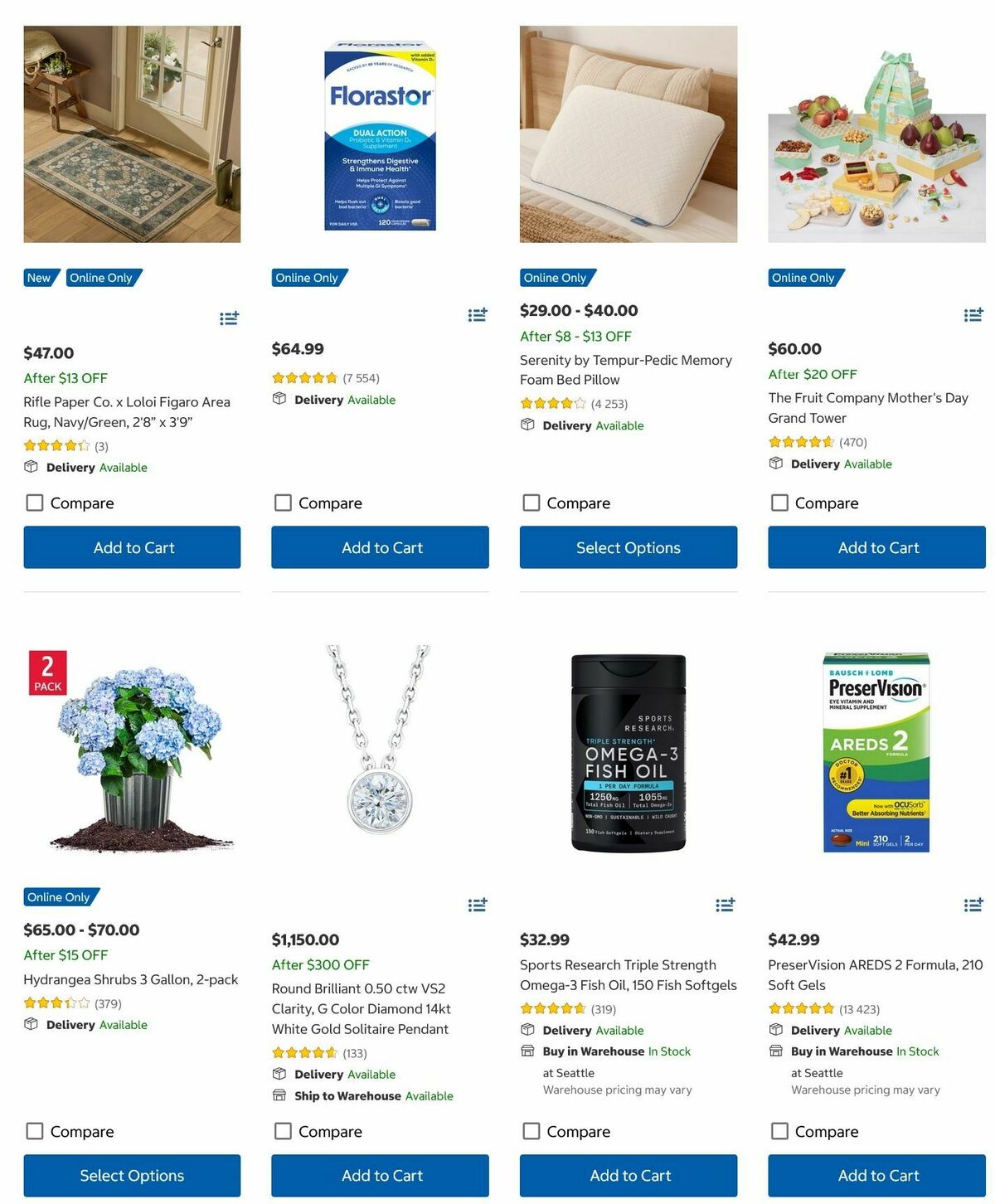 Costco April Online Savings Weekly Ad from April 1