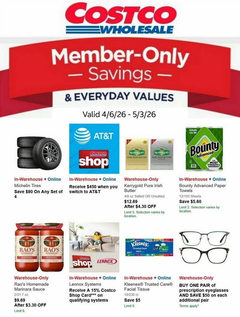 Costco Weekly Ad from April 6