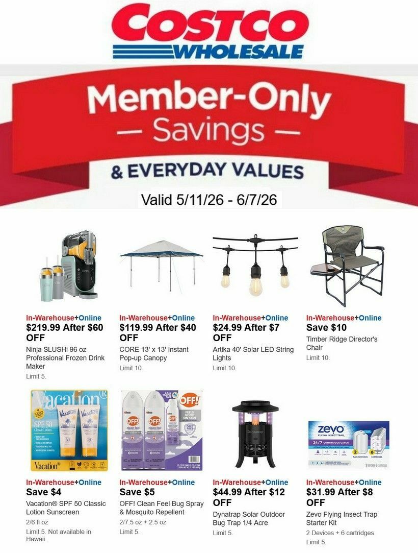 Costco Weekly Ad from May 11