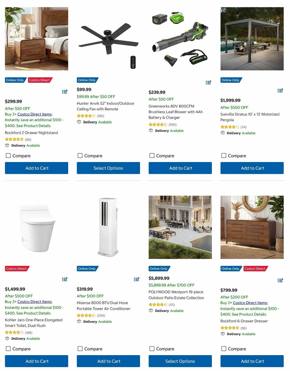 Costco June Online Savings Weekly Ad from June 1