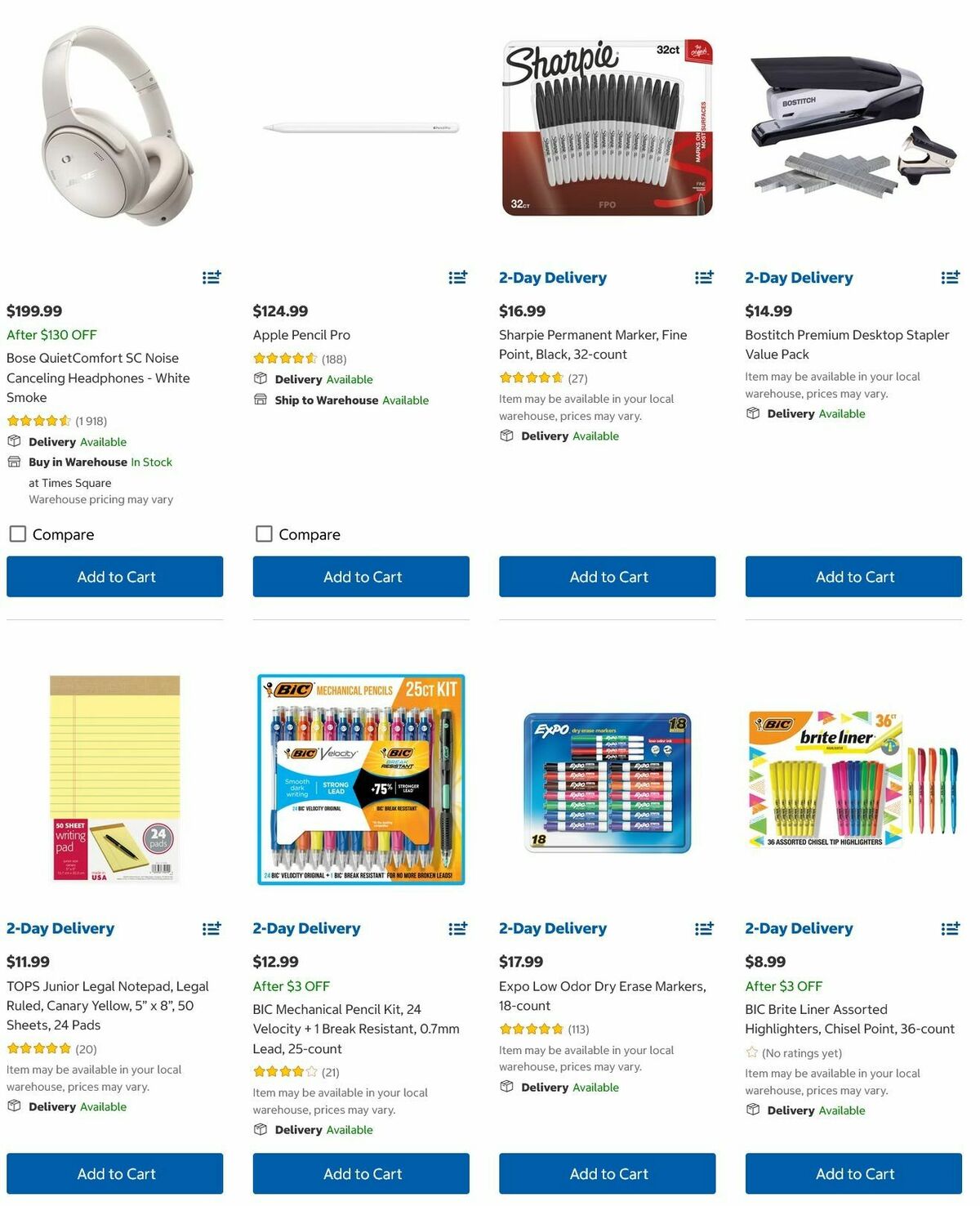 Costco Back to School Weekly Ad from July 20