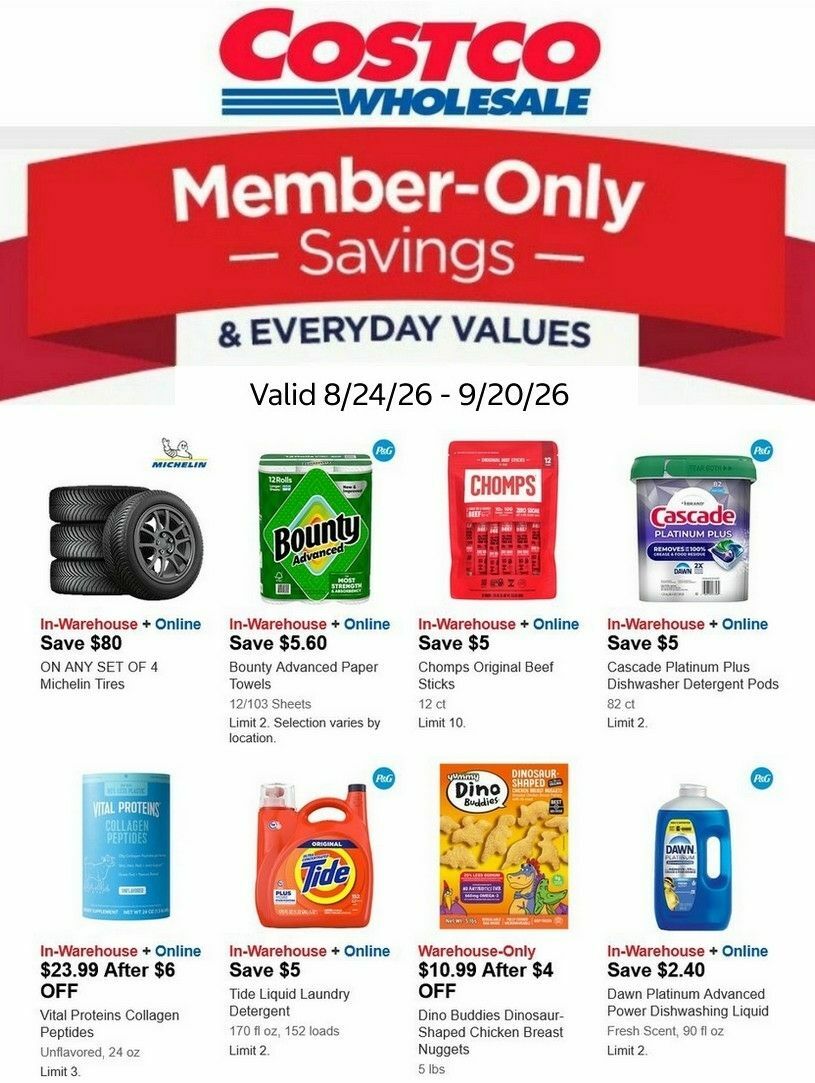 Costco Weekly Ad from August 24