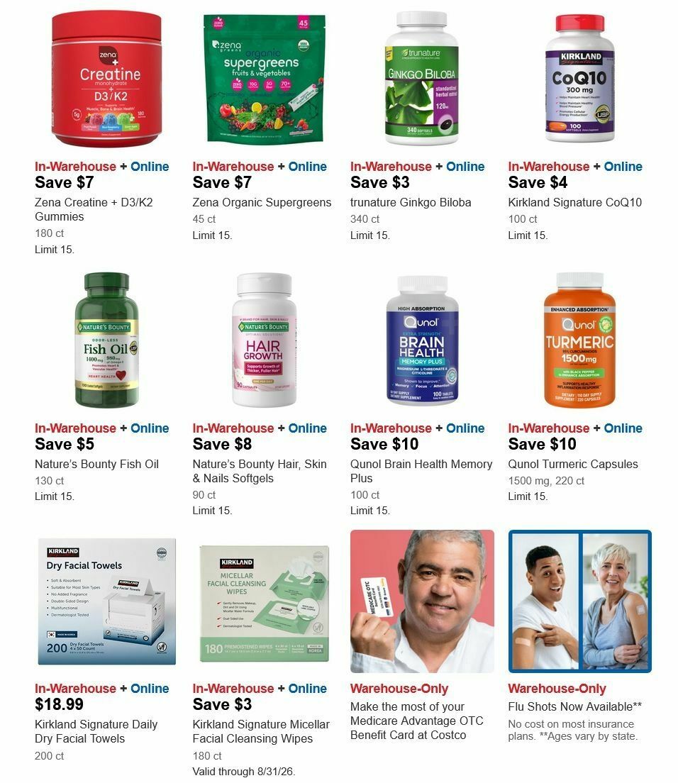 Costco Weekly Ad from August 24